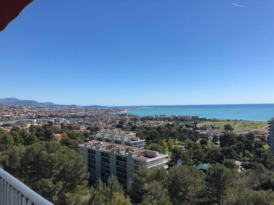 2-Room 60 M², Panoramic View, 2 Balconies, 50M Pool Cagnes-sur-Mer Zewnętrze zdjęcie